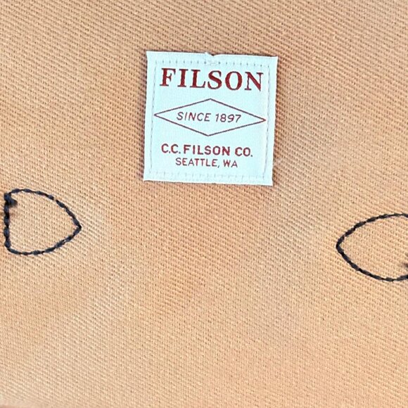 Filson Rugged Tan Twill Original Briefcase/Messenger Bag ~ NWOT - Picture 6 of 6
